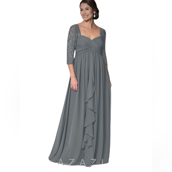 AZAZIE Nanette Ink Blue Evening/Formal Dress Size 18 - Picture 1 of 9